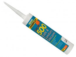 Everbuild Bath & Sanitary Silicone Sealant Clear 310ml 500 £6.49